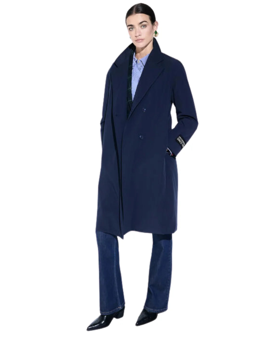 Anorak Tejido Técnico Lola Casademunt Azul Marino | Bicos de Fío