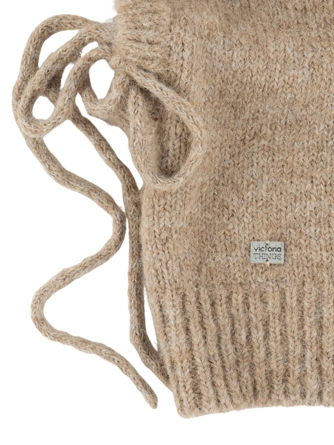 Balaclava Punto Victoria Beige | Bicos de Fío