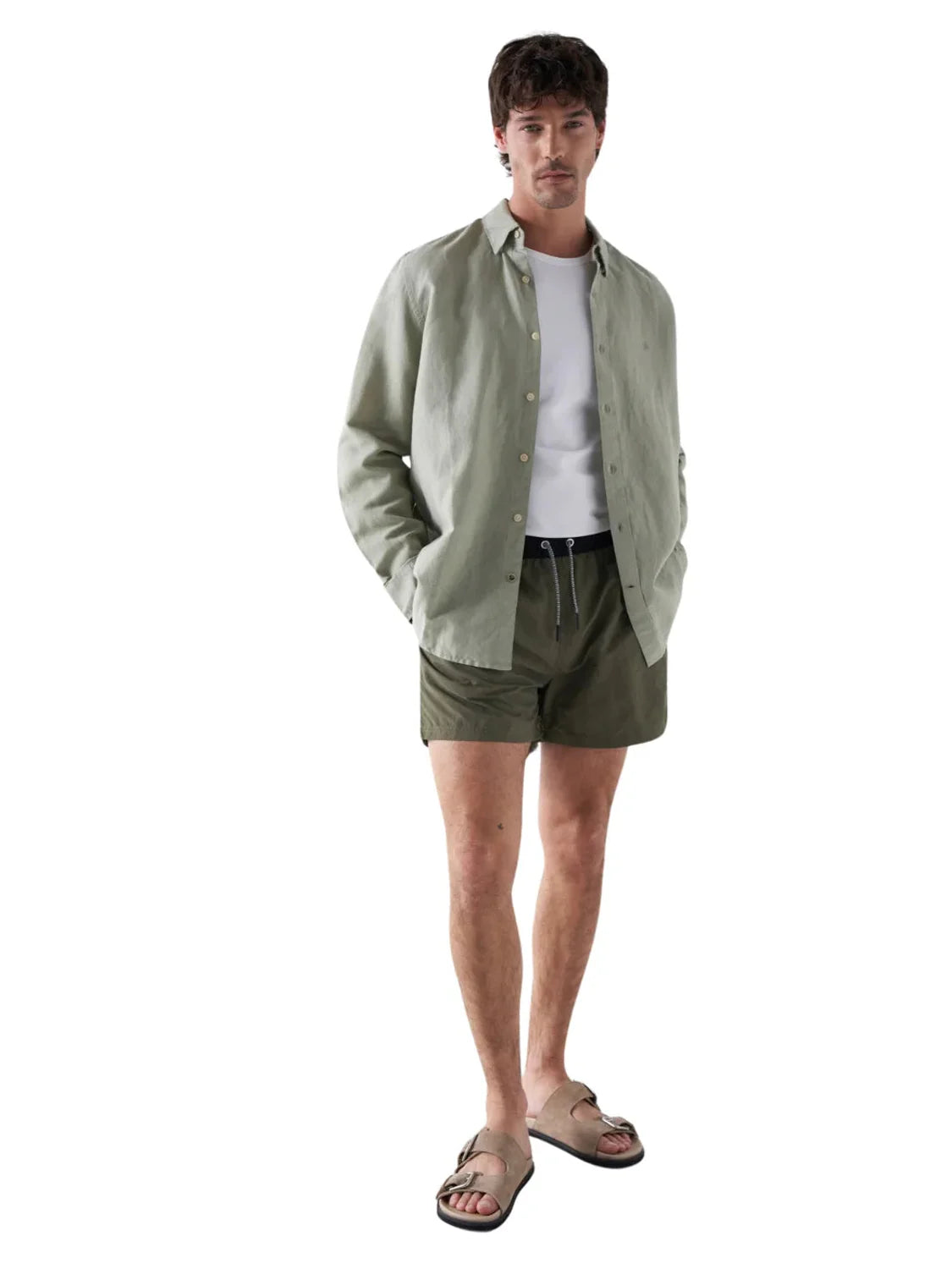 Bañador Salsa Jeans Verde Militar | Bicos de Fío