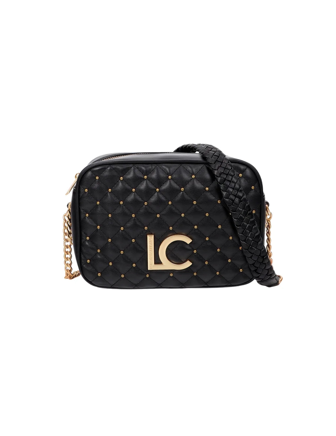 Bandolera Lola Casademunt Mini Tachas Negro | Bicos de Fío