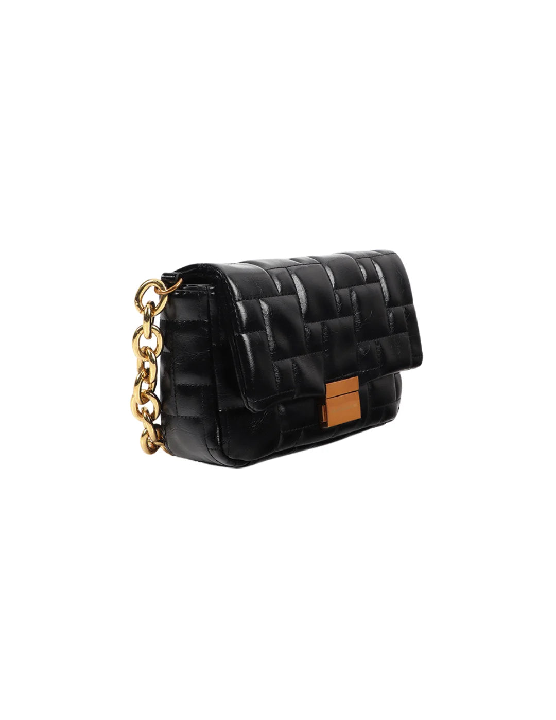 Bandolera Acolchada Lola Casademunt Negro | Bicos de Fío