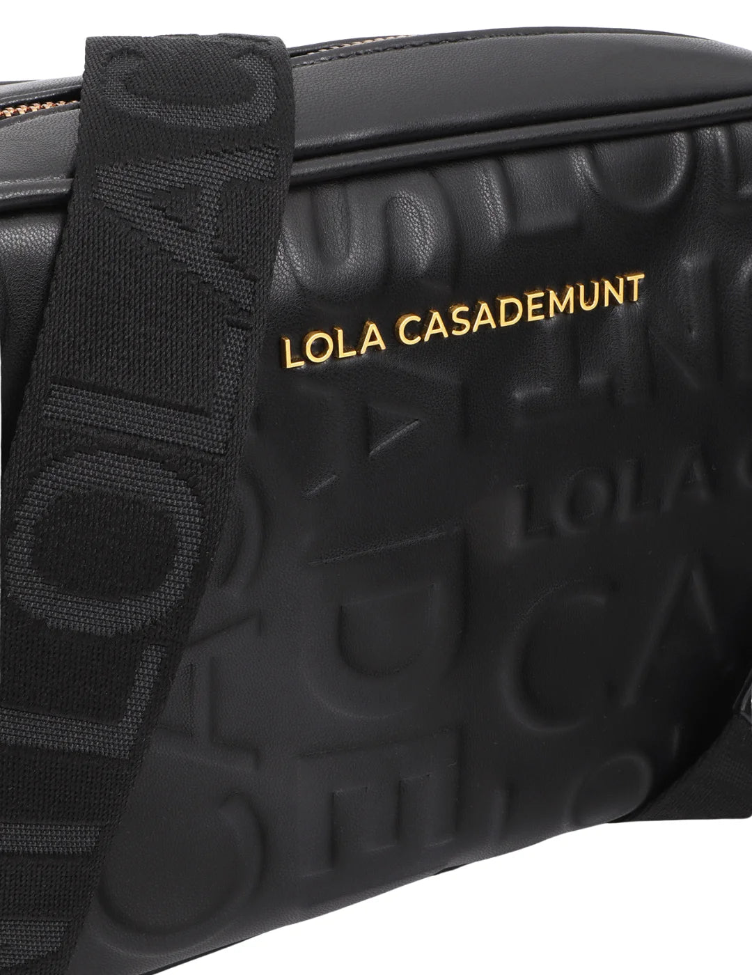 Bandolera Básica Lola Casademunt Negro | Bicos de Fío