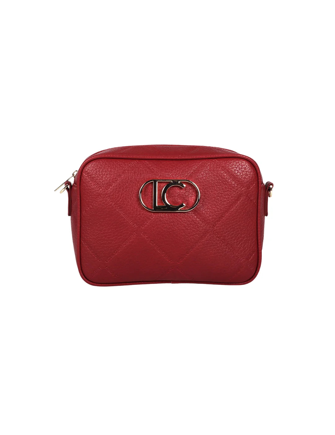 Bandolera Monograma Rombos Lola Casademunt Rojo | Bicos de Fío