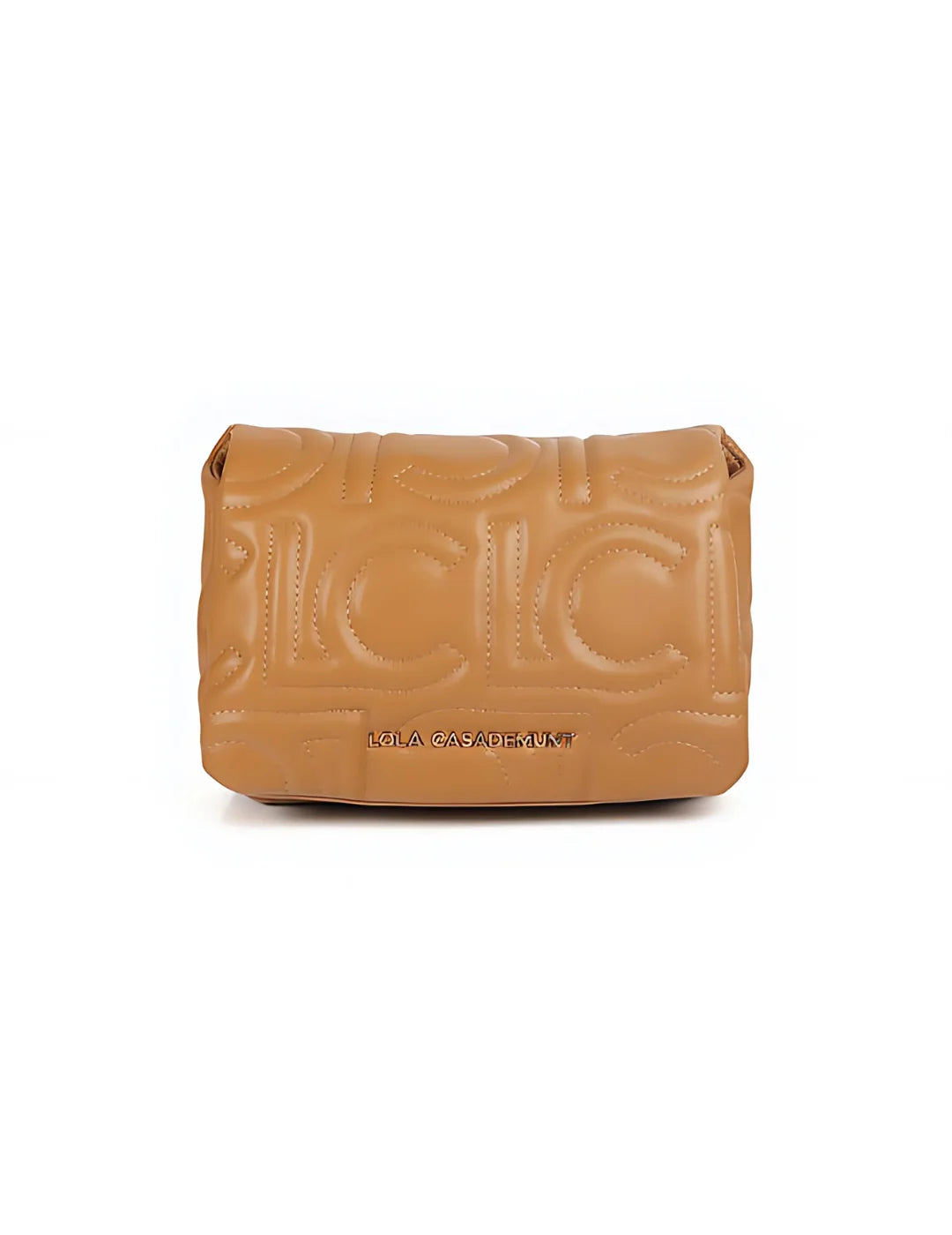 Bandolera Lola Casademunt Mix Cadena Camel | Bicos de Fío