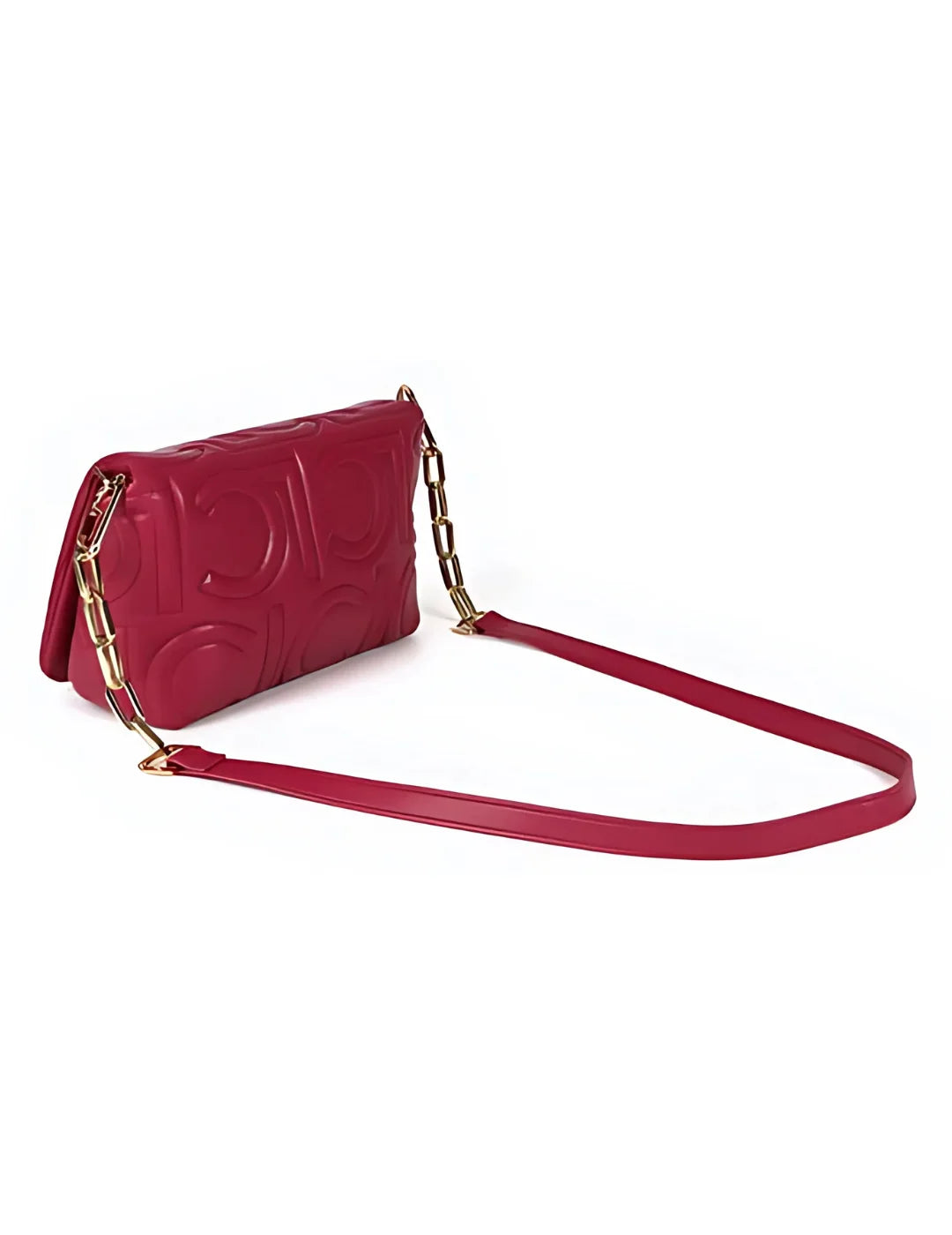 Bandolera Lola Casademunt Mix Cadena Fucsia | Bicos de Fío
