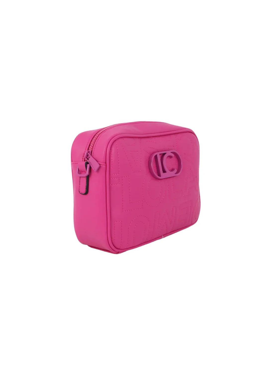 Bandolera Lola Casademunt Pespuntes Fucsia | Bicos de Fío