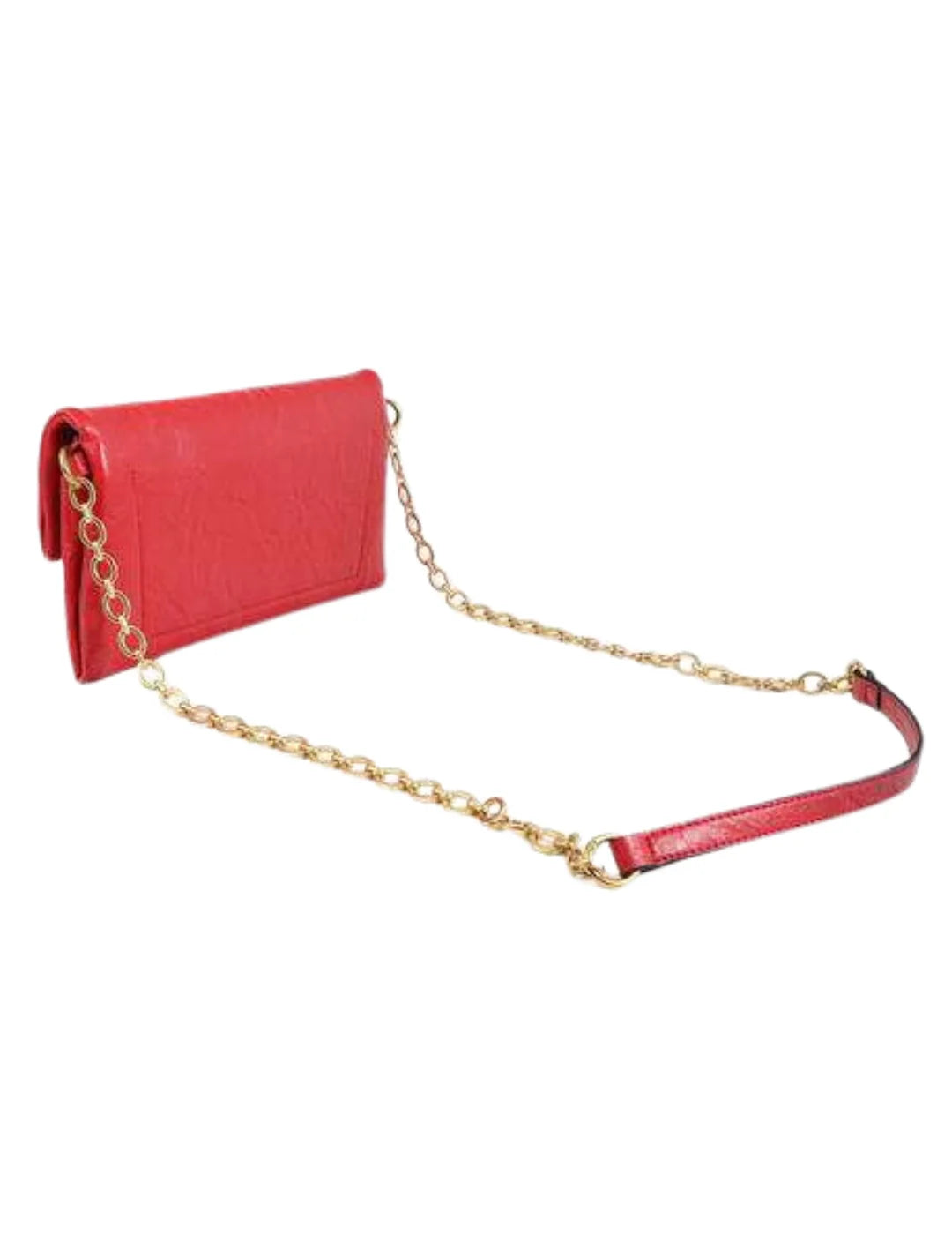 Bandolera Solapa Pliegues Lola Casademunt Rojo | Bicos de Fío