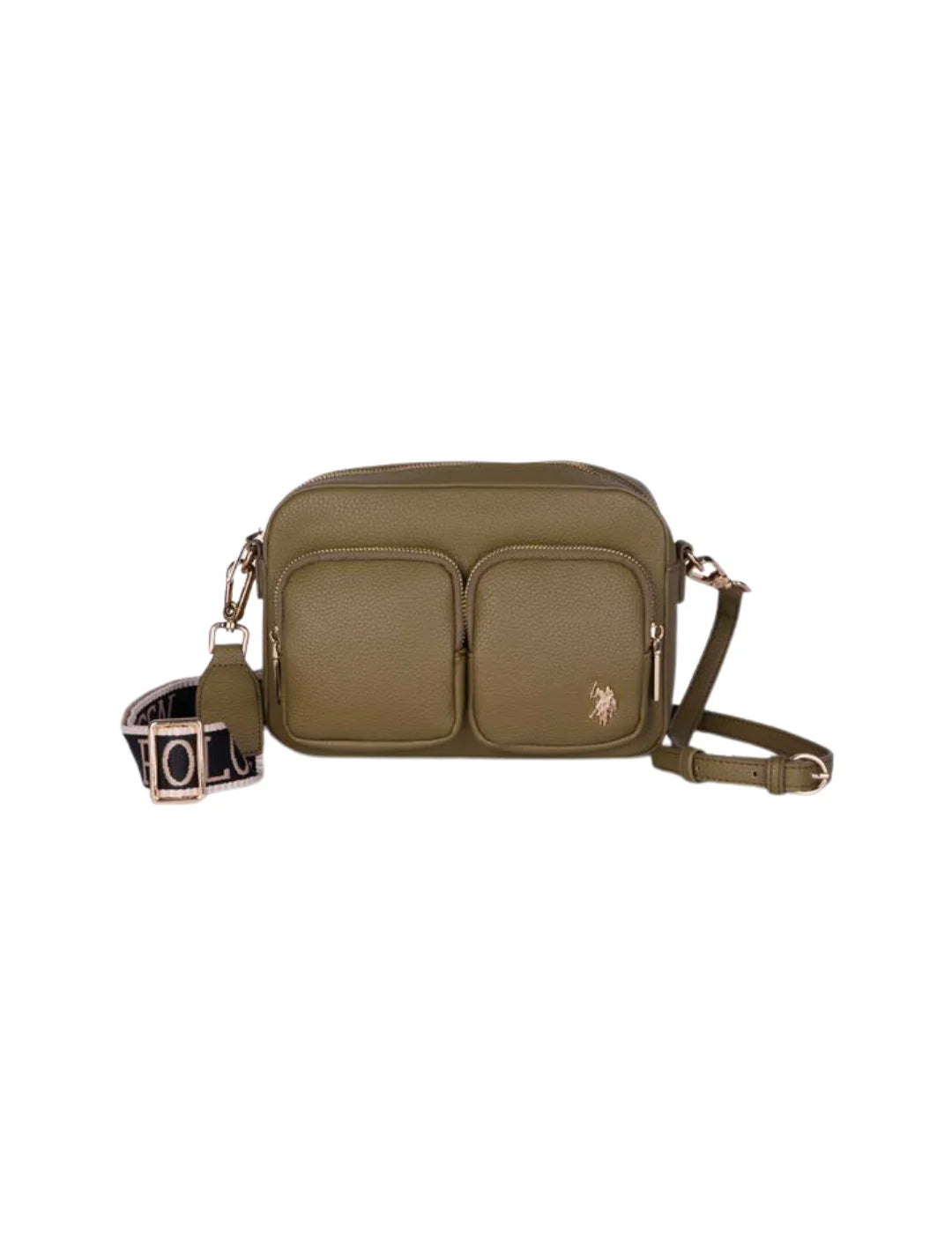 Bandolera Bolsillos US Polo Assn Olive | Bicos de Fío