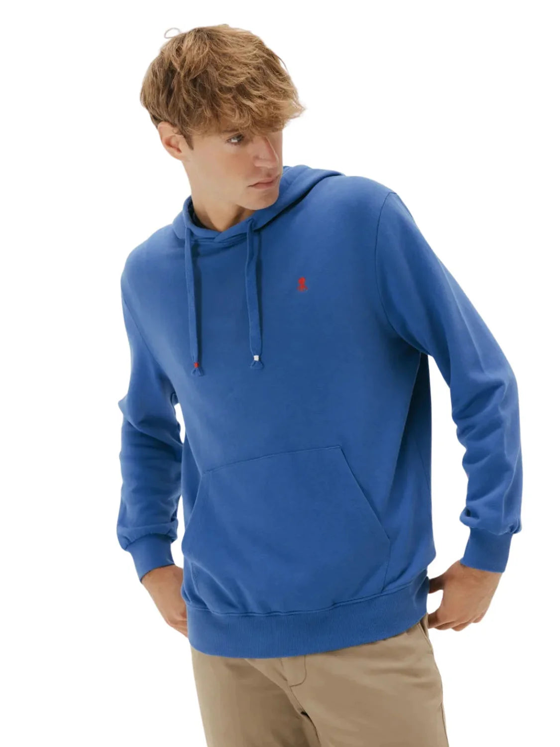 Sudadera Capucha El Pulpo Logo Azul Eléctrico | Bicos de Fío