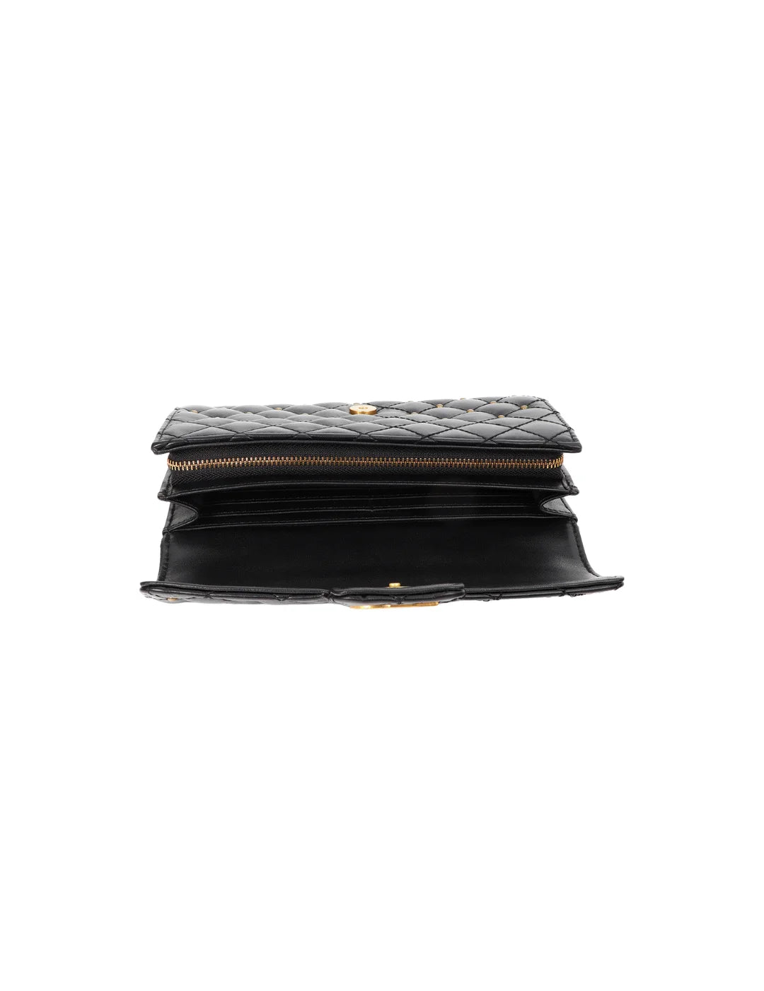 Billetera Lola Casademunt Mini Tachas Negro | Bicos de Fío