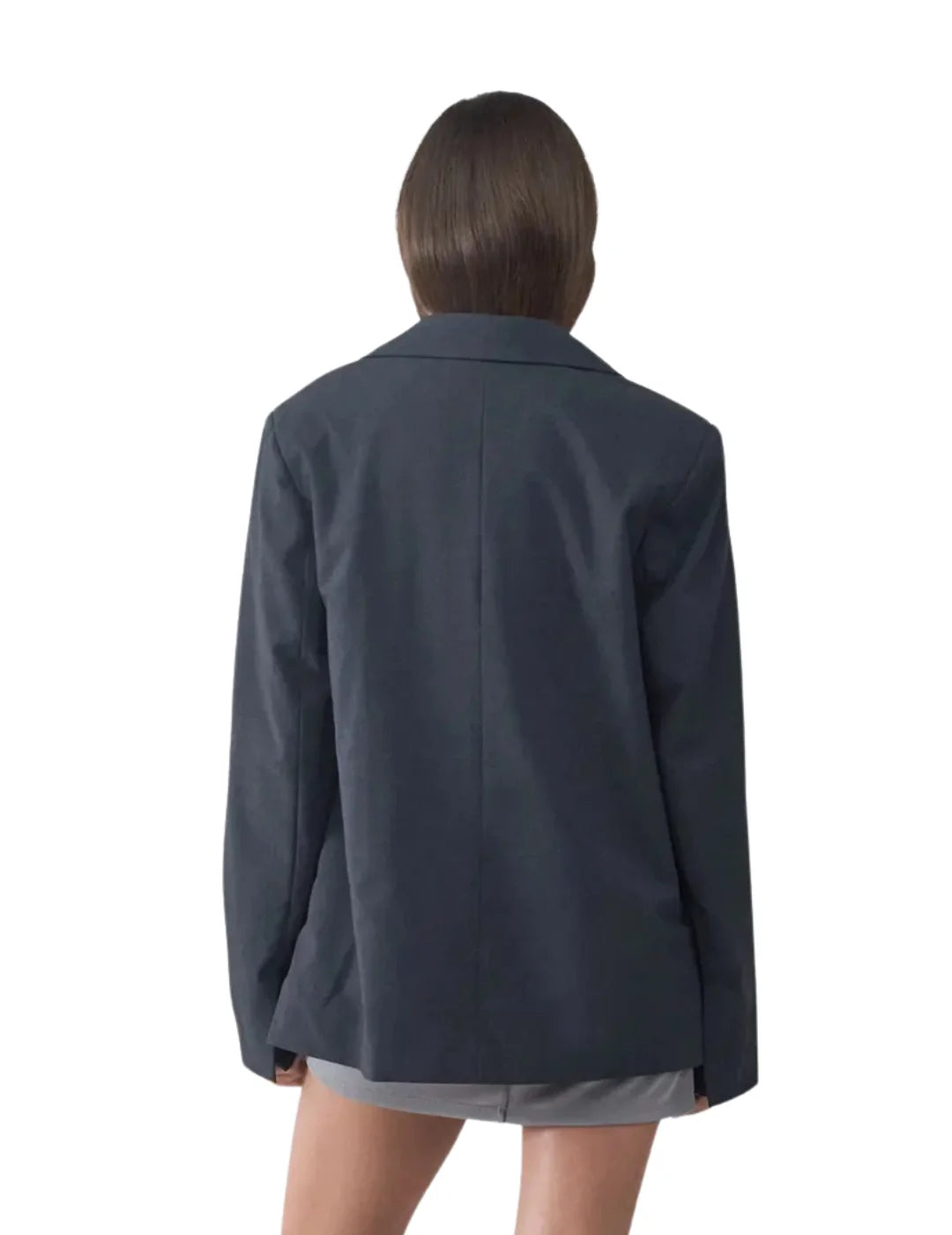 Blazer BALMOHK Basic Gris Oscuro | Bicos de Fío
