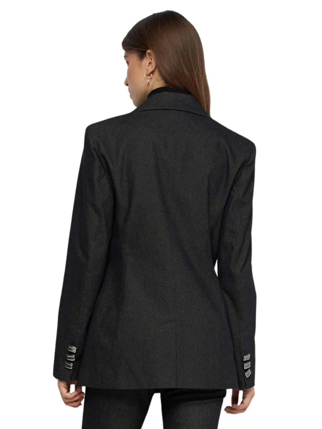 Blazer Denim Salsa Jeans Negro | Bicos de Fío