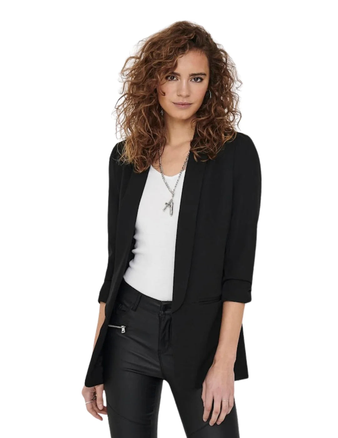 Blazer ONLY Elly Negro | Bicos de Fío