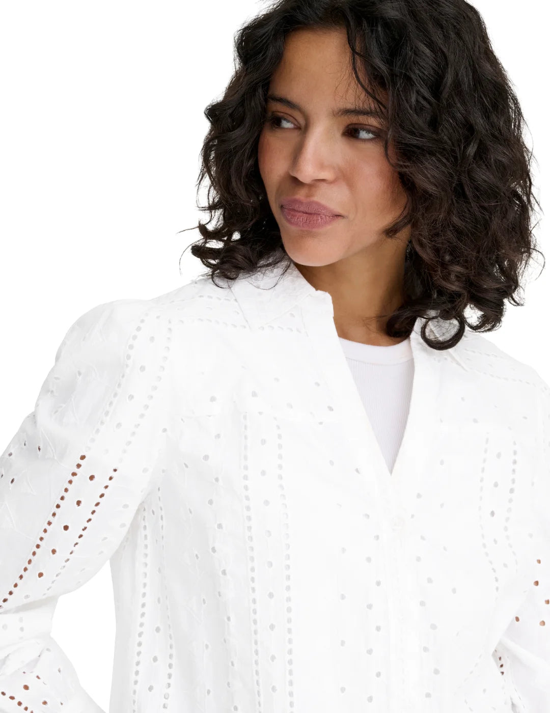 Blusa ONLY Loretta Blanco | Bicos de Fío