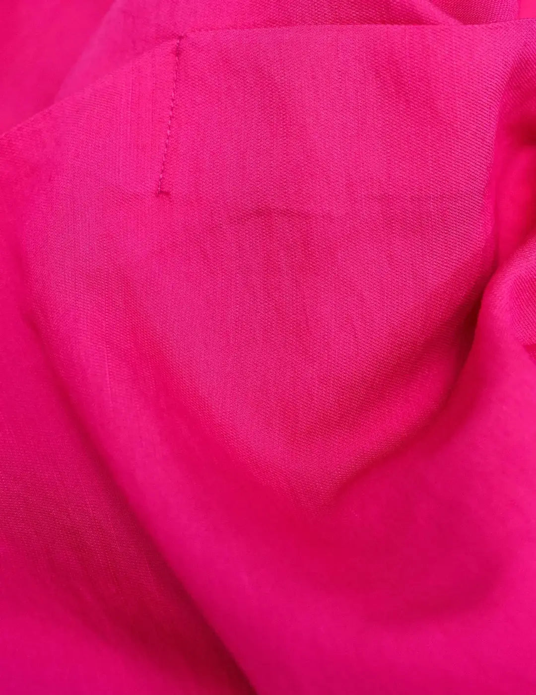 Blusa Escote Plisado Salsa Jeans Fucsia | Bicos de Fío