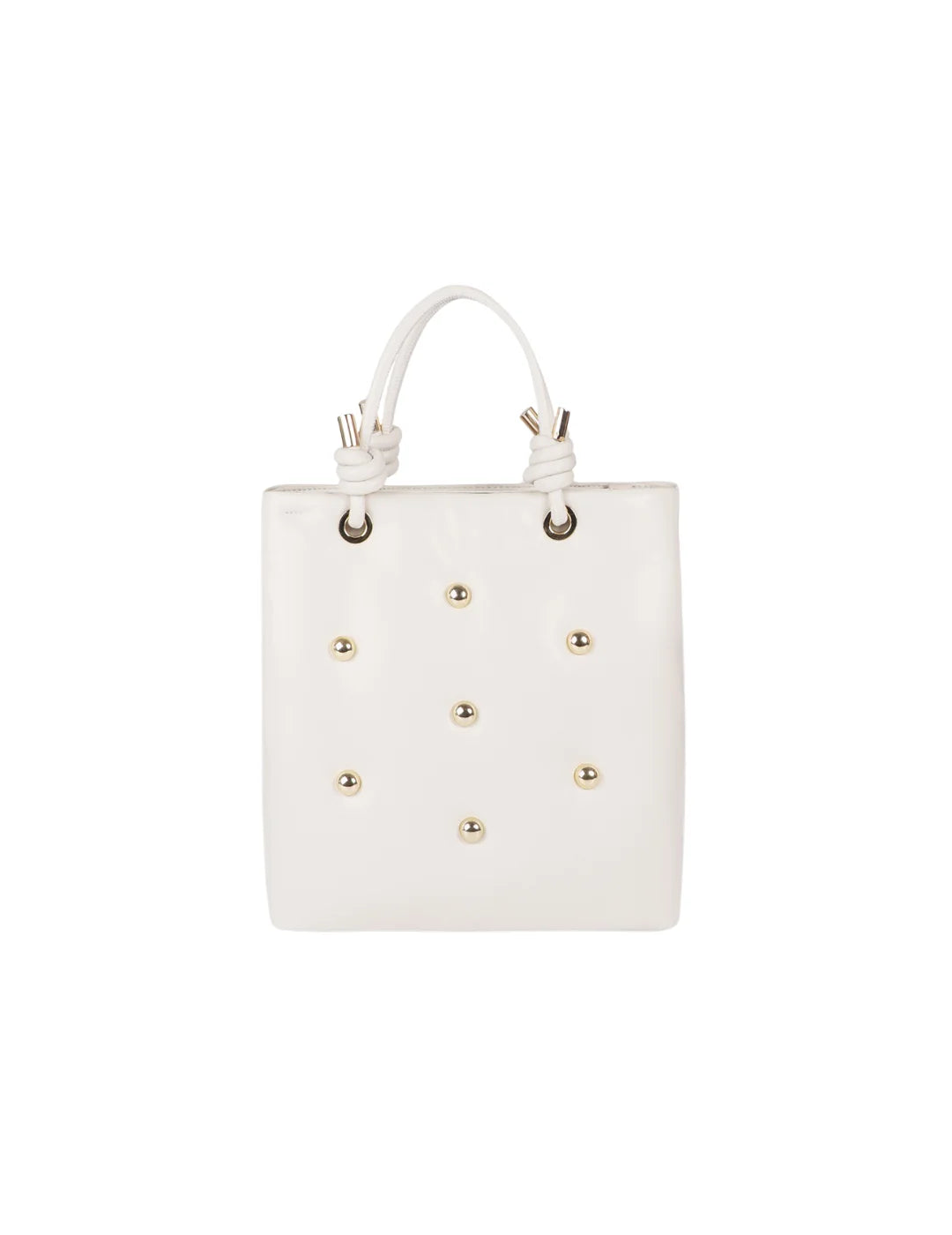 Bolso Lola Casademunt Tachas Crudo | Bicos de Fío