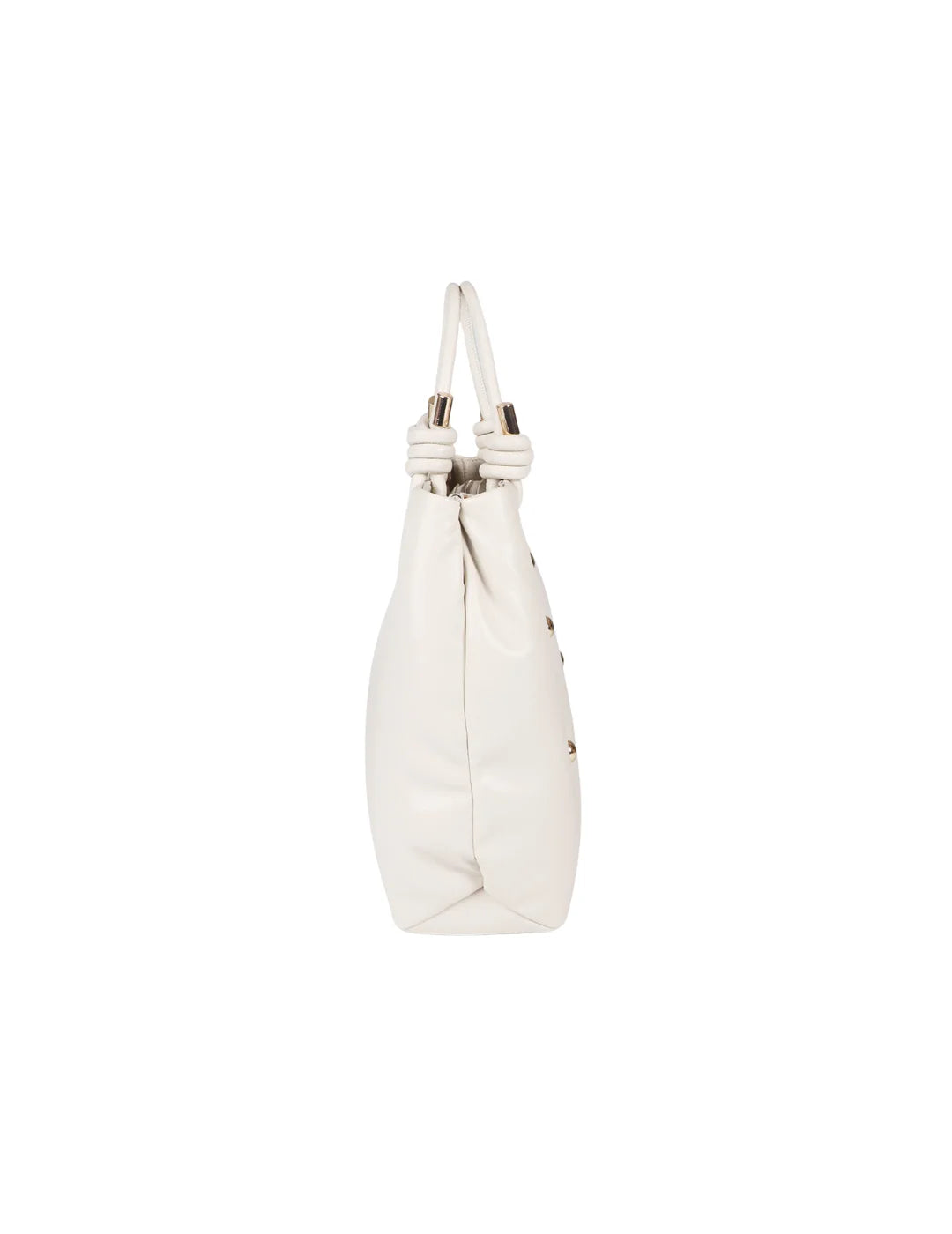 Bolso Lola Casademunt Tachas Crudo | Bicos de Fío