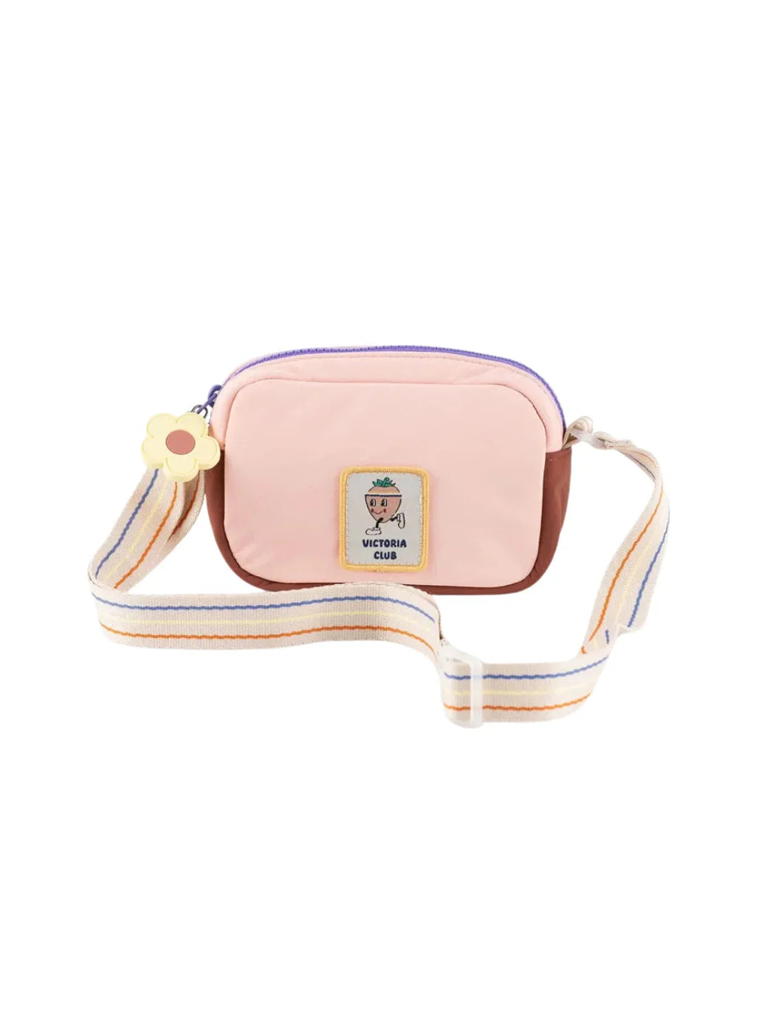 Bandolera Kids Nylon Victoria Rosa | Bicos de Fío