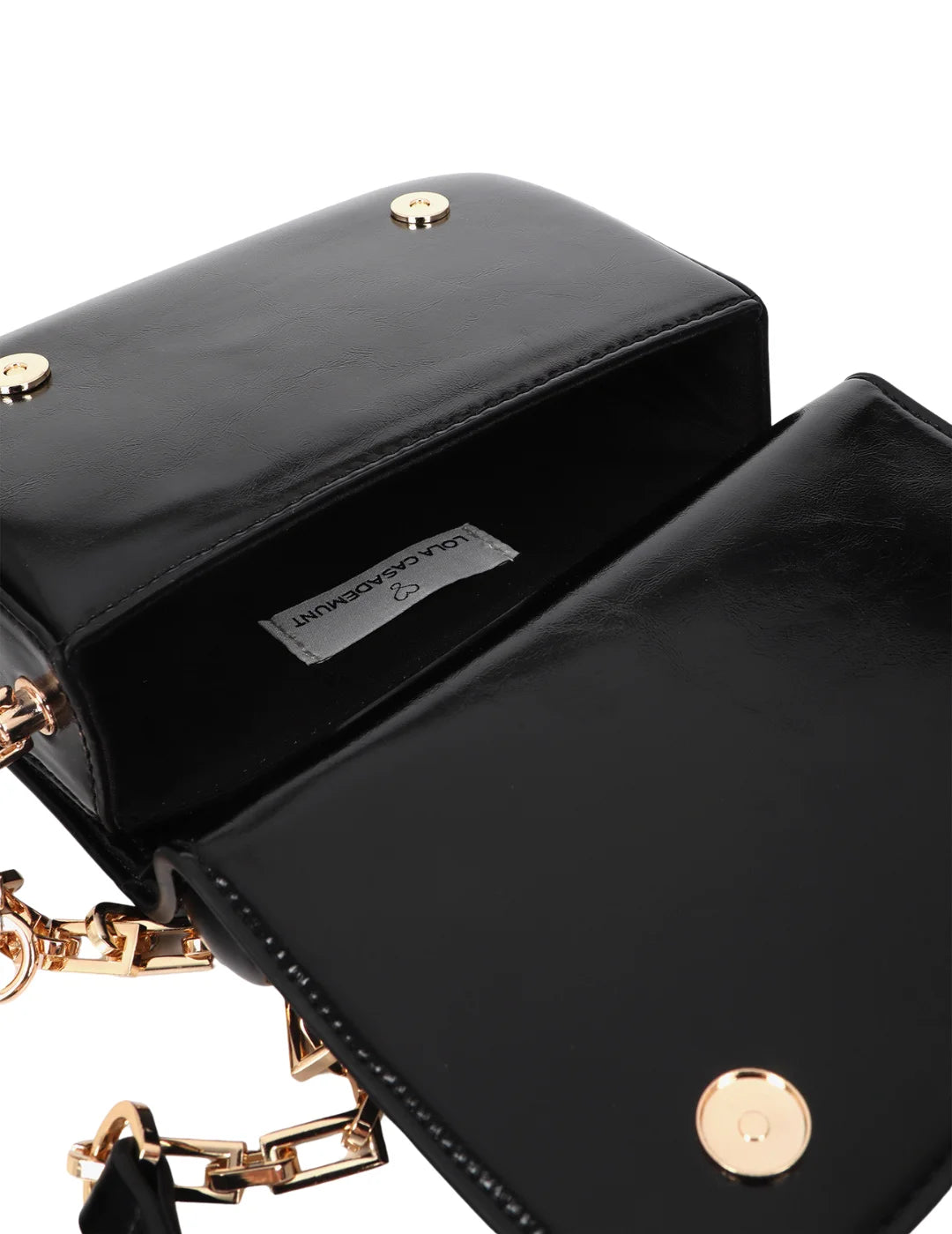 Bolso Bandolera Mini Lola Casademunt Aro Negro | Bicos de Fío