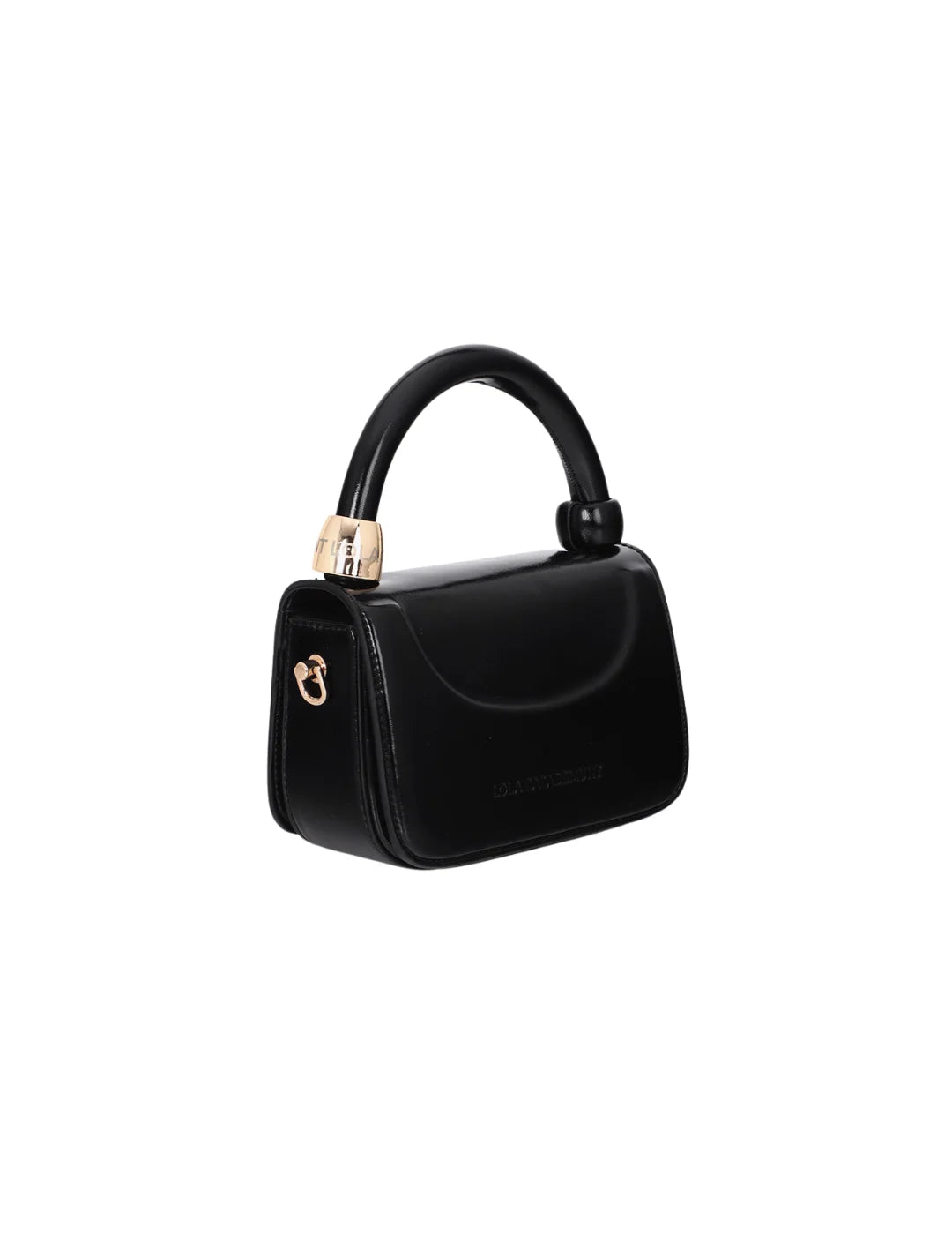Bolso Bandolera Mini Lola Casademunt Aro Negro | Bicos de Fío