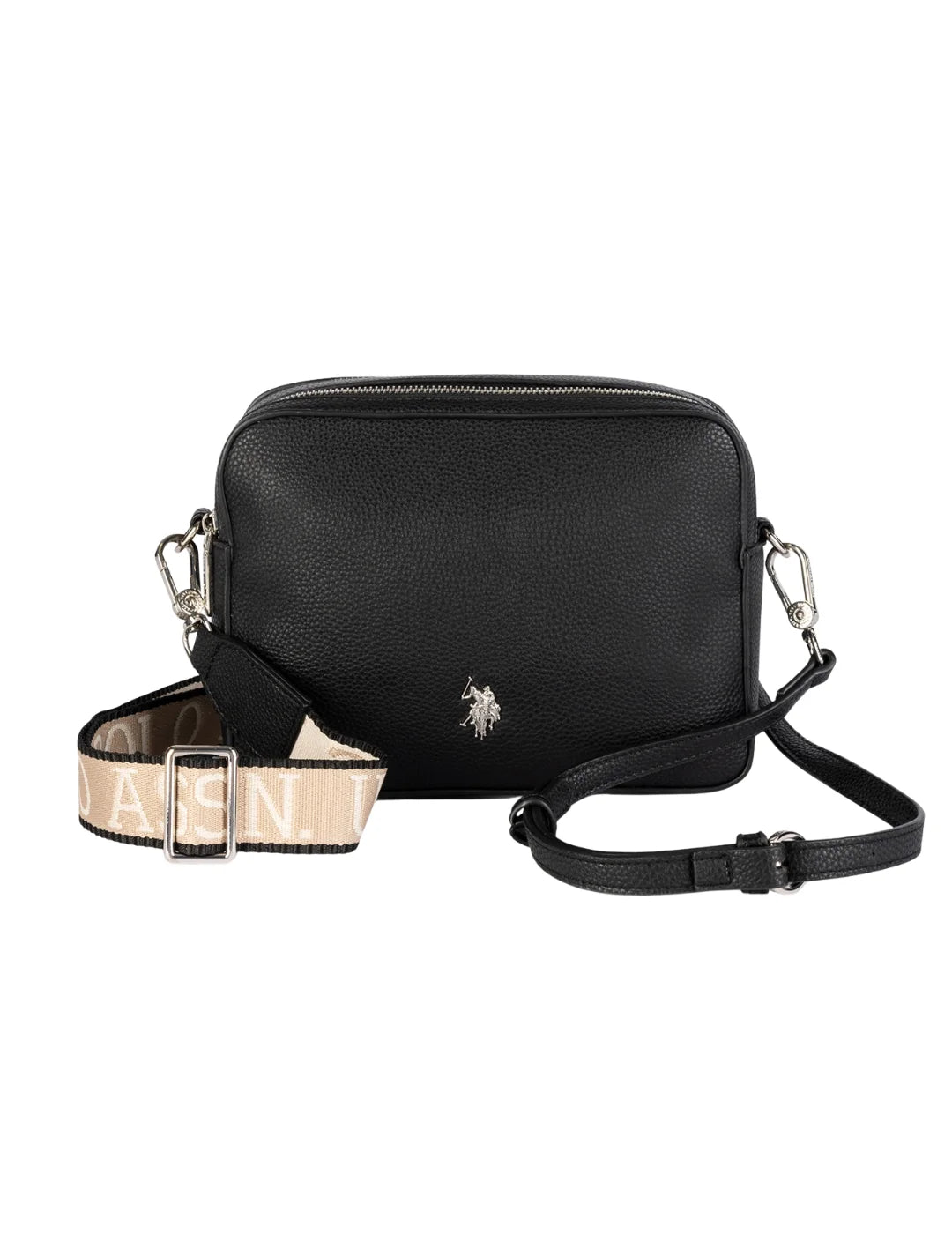 Bolso Bandolera US Polo Assn Mansion Negro | Bicos de Fío