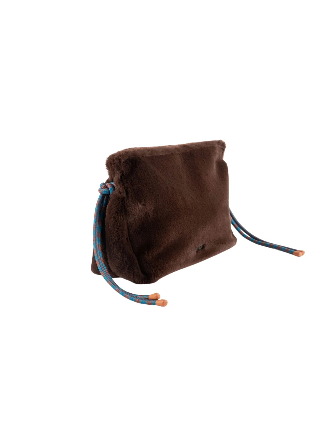 Bolso Bandolera Victoria Pelo Marrón | Bicos de Fío
