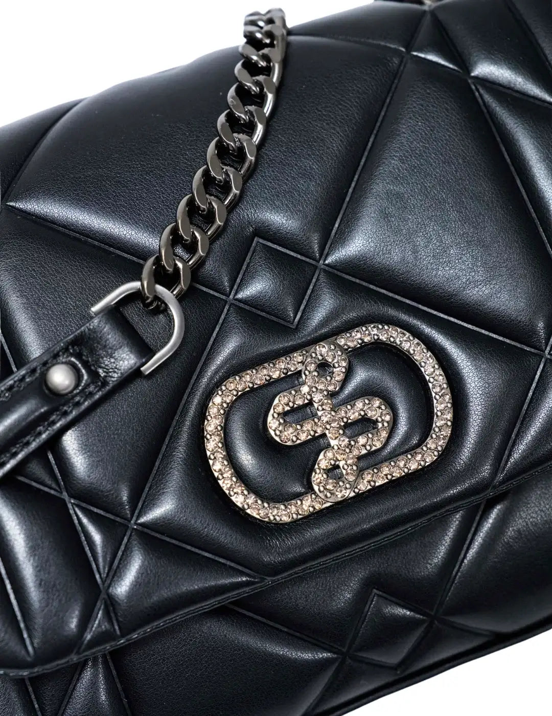 Bolso Crossbody Salsa Jeans Vegan Negro | Bicos de Fío