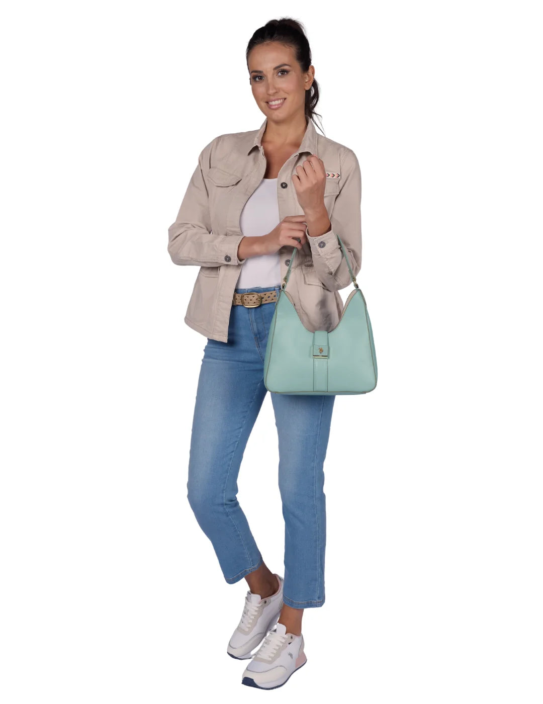 Bolso Hobo US Polo Assn Margaret Mint | Bicos de Fío