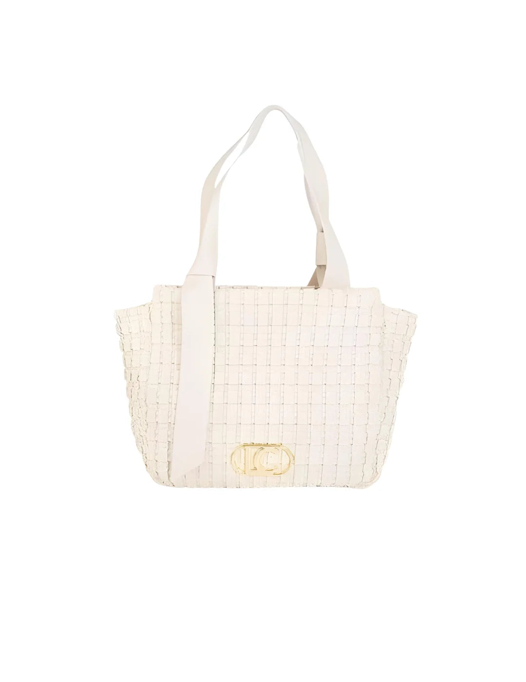 Bolso Lola Casademunt Trenzado Crudo | Bicos de Fío