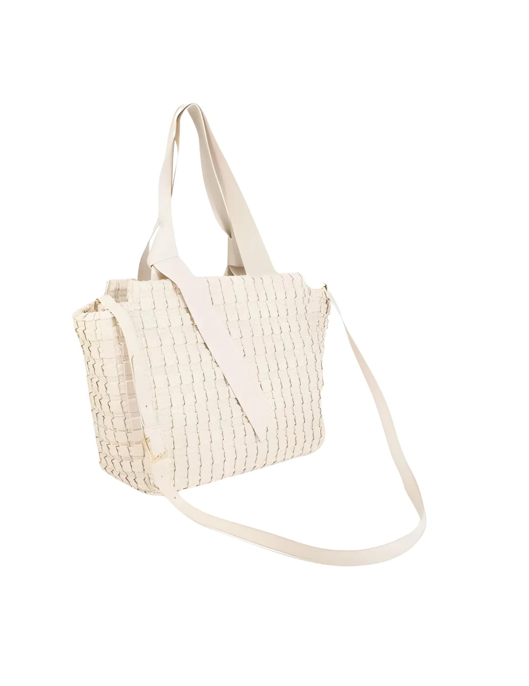 Bolso Lola Casademunt Trenzado Crudo | Bicos de Fío