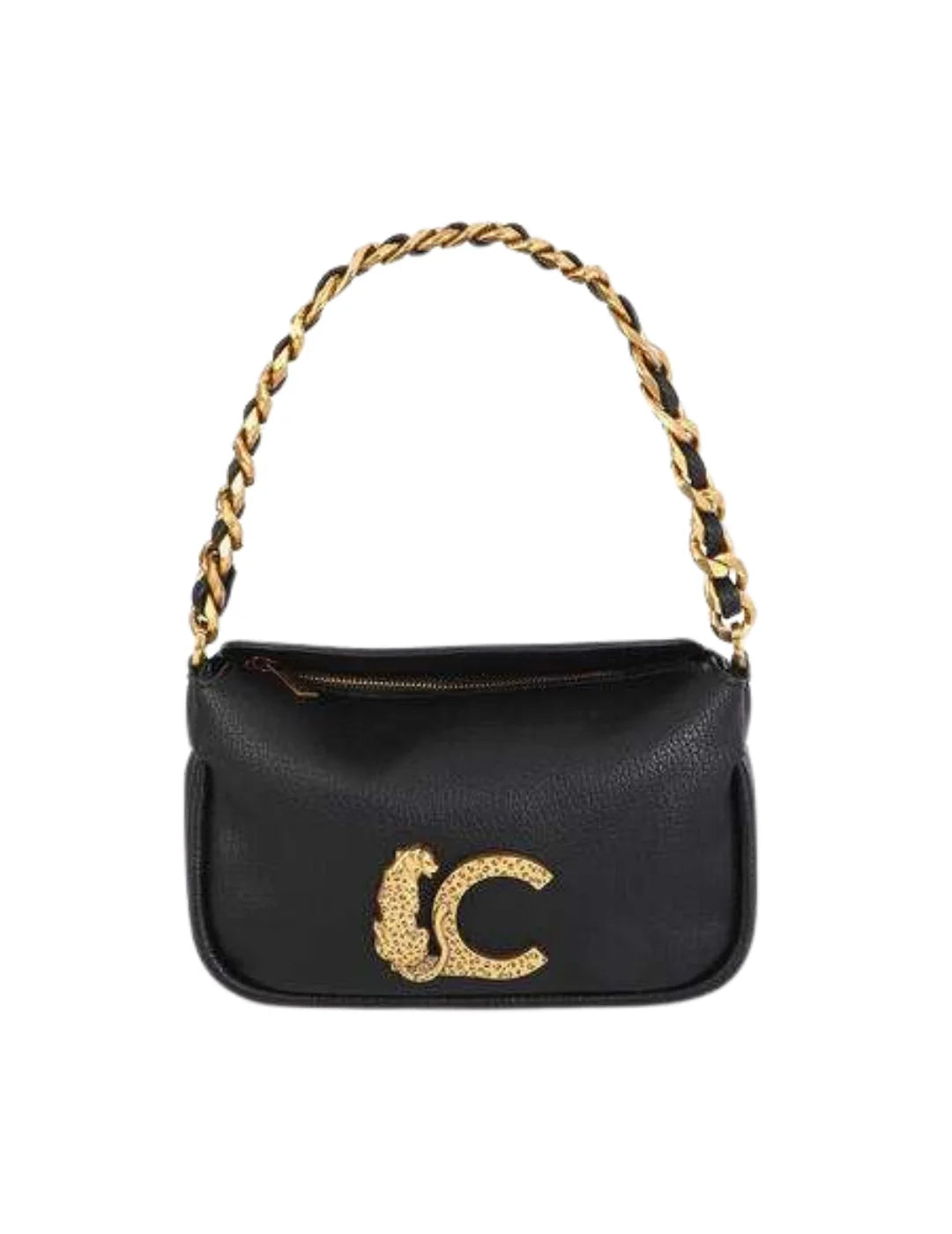 Bolso Hombro Lola Casademunt LC Animal Negro | Bicos de Fío