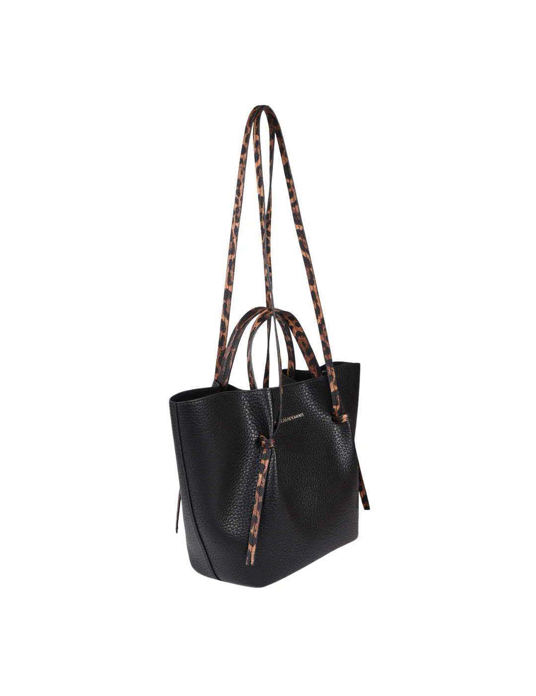 Mini Shopper Lola Casademunt Negro | Bicos de Fío