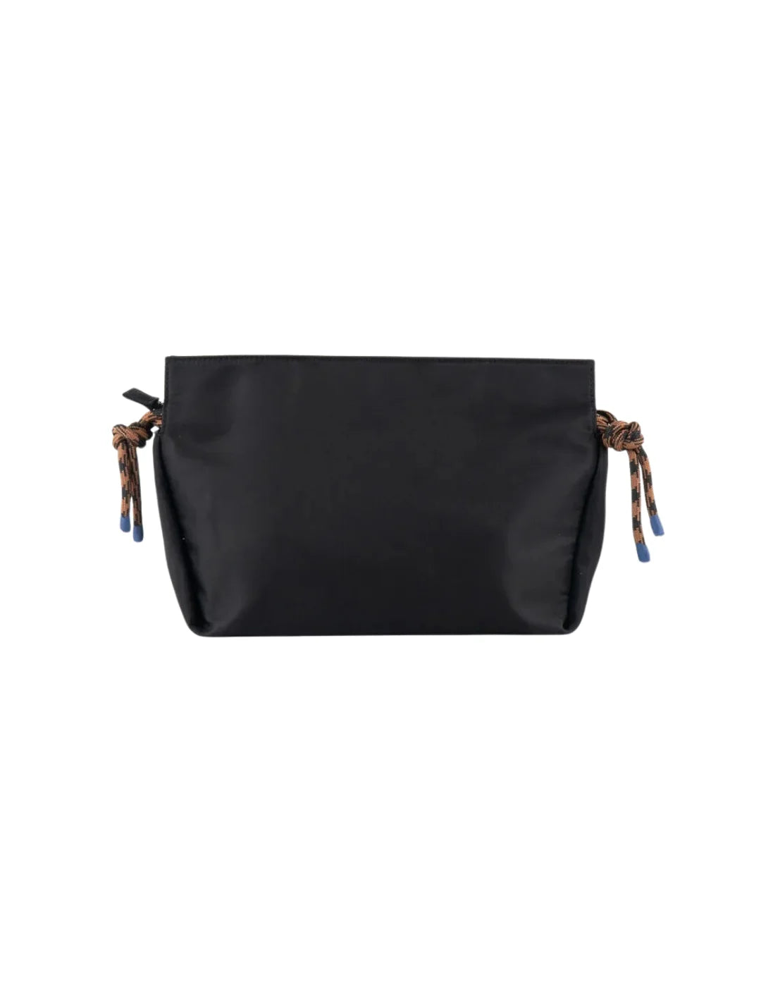 Bolso Nylon Cordones Victoria Negro | Bicos de Fío