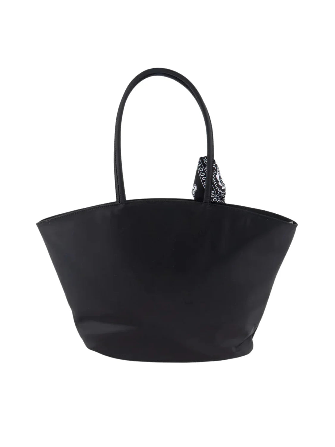 Bolso Shopper Nylon Bandana Victoria Negro | Bicos de Fío