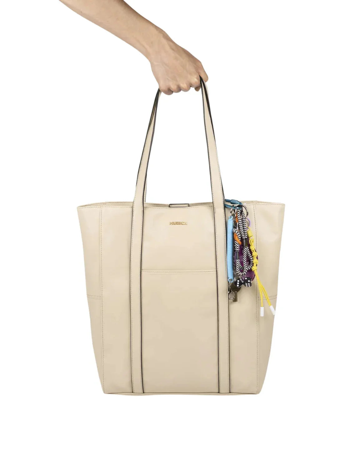 Bolso Shopper Munich Charms Crema | Bicos de Fío