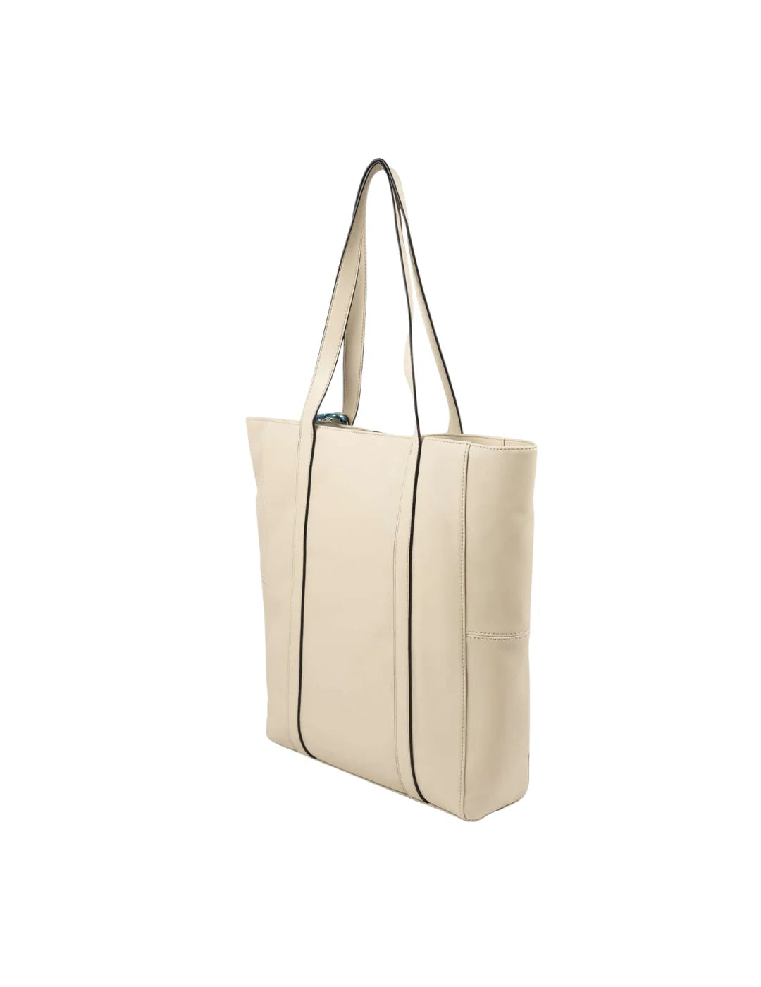 Bolso Shopper Munich Charms Crema | Bicos de Fío