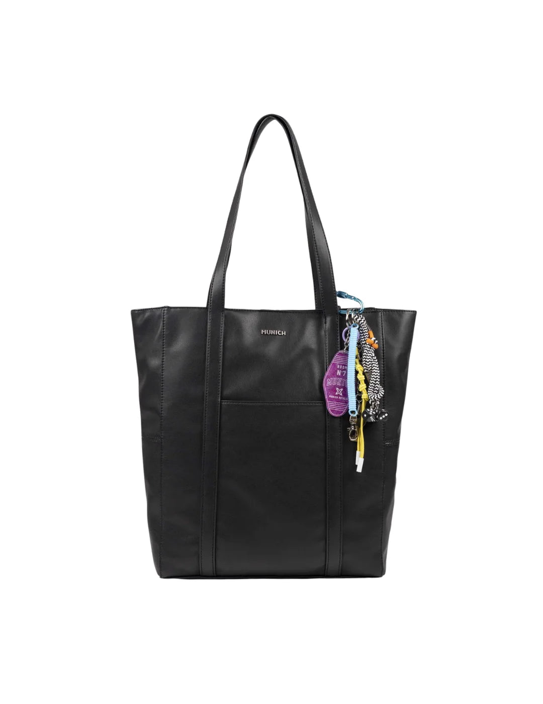 Bolso Shopper Munich Charms Negro | Bicos de Fío