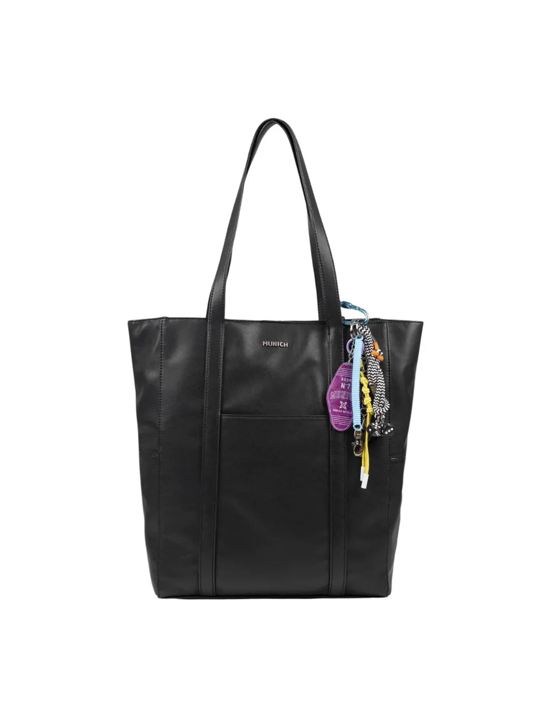 Bolso Shopper Munich Charms Negro | Bicos de Fío