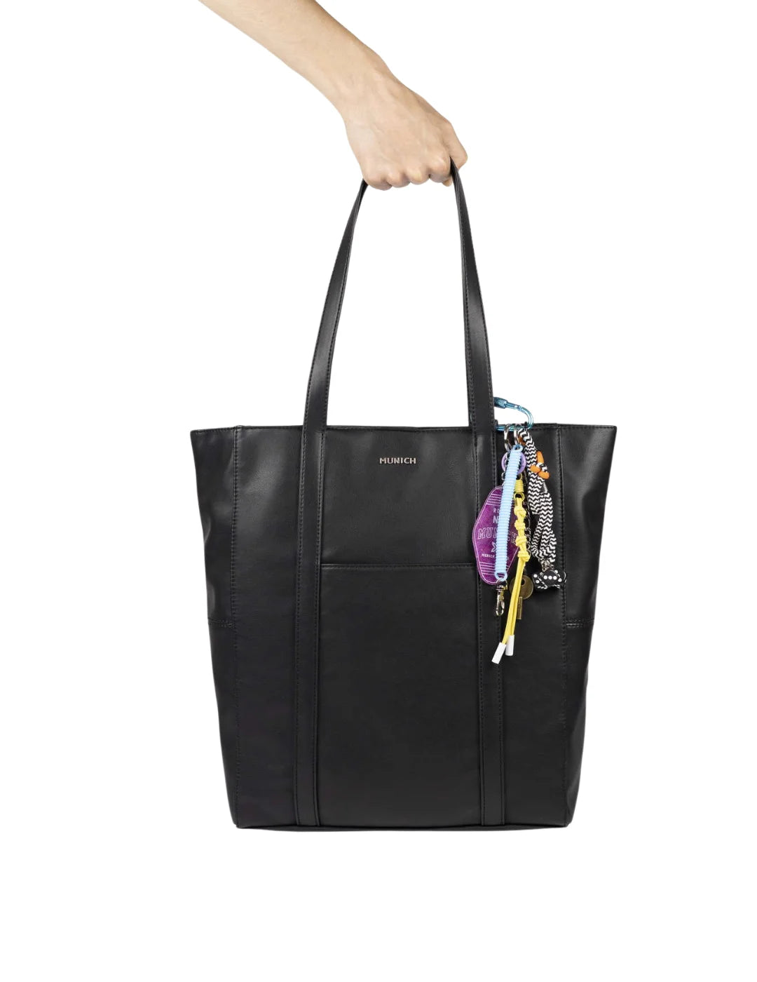 Bolso Shopper Munich Charms Negro | Bicos de Fío
