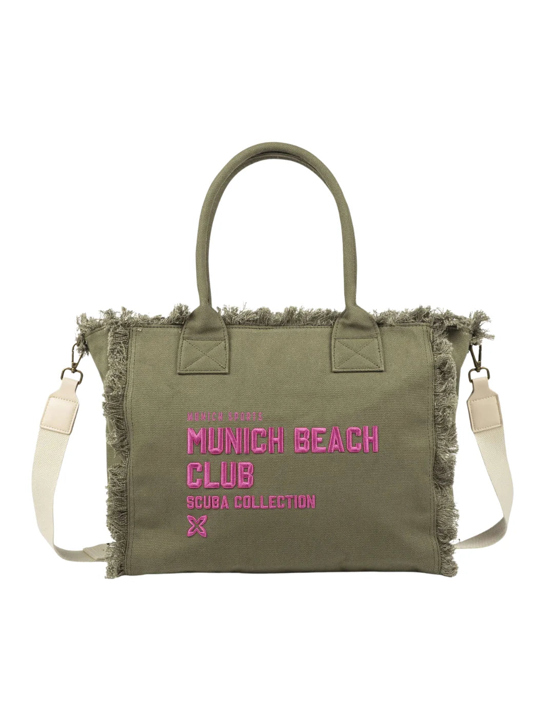 Bolso Shopper Munich Scuba Khaki | Bicos de Fío