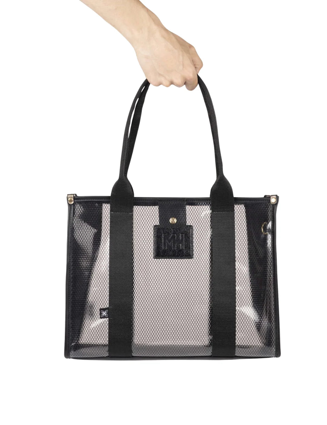 Bolso Shopper Munich Jade Negro | Bicos de Fío