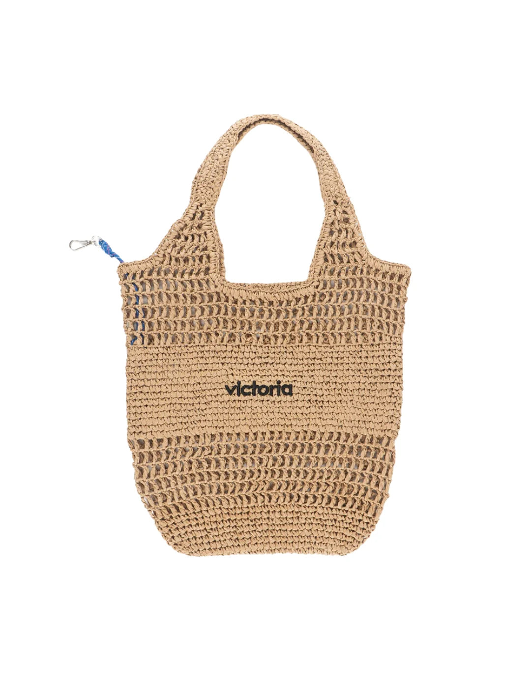 Bolso Fibra Natural Victoria Beige | Bicos de Fío