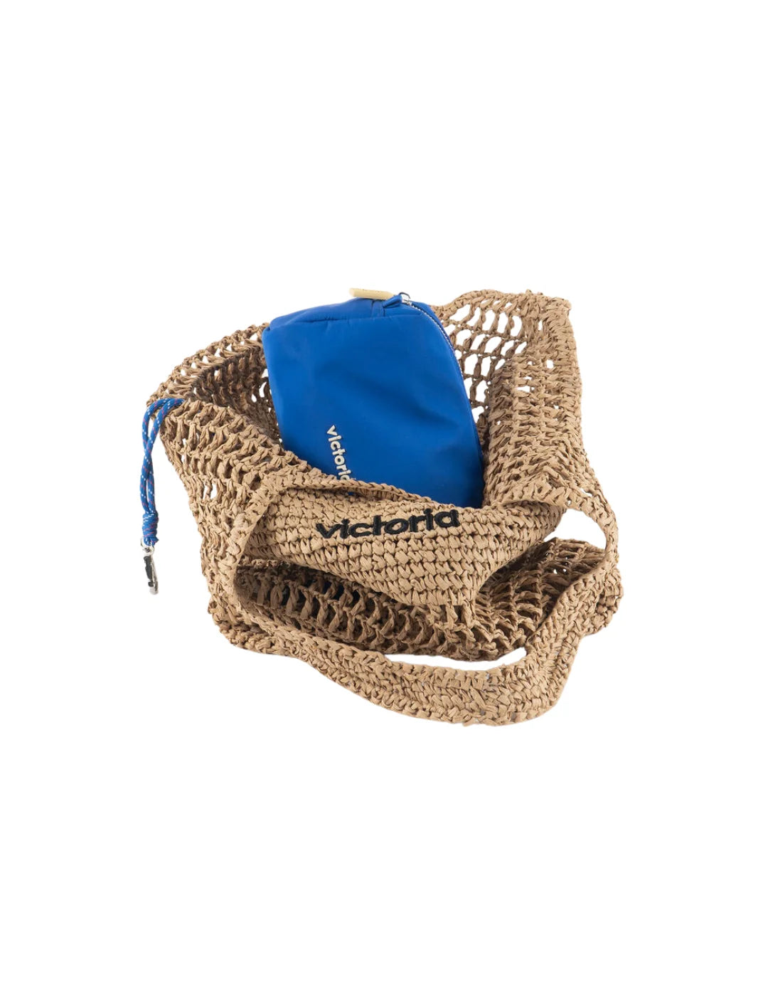 Bolso Fibra Natural Victoria Beige | Bicos de Fío