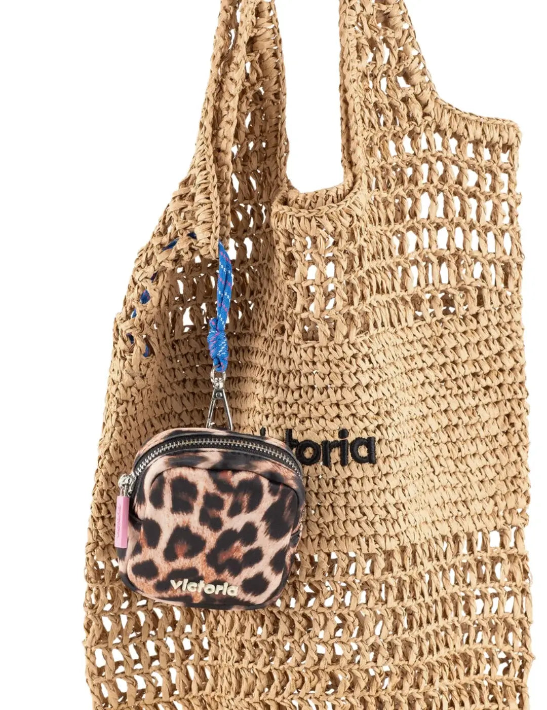 Bolso Fibra Natural Victoria Beige | Bicos de Fío
