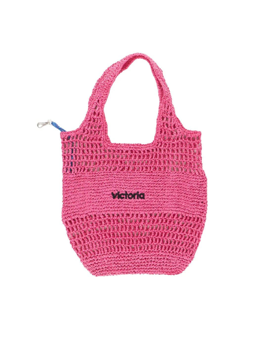 Bolso Fibra Natural Victoria Fucsia | Bicos de Fío