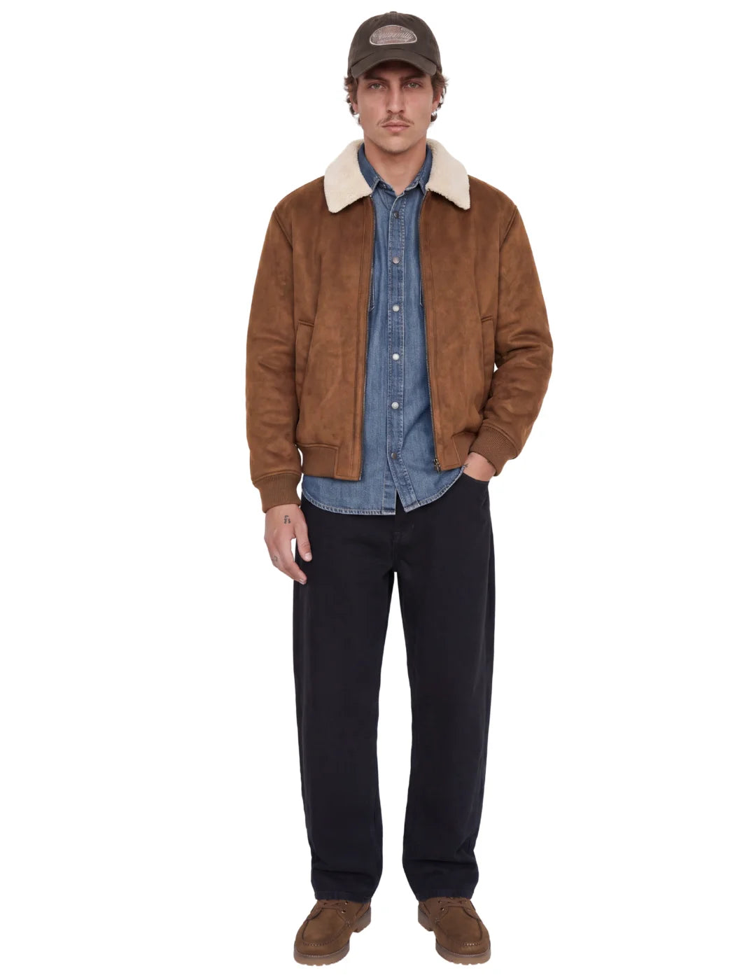 Bomber Jack&Jones Luluke Marrón | Bicos de Fío