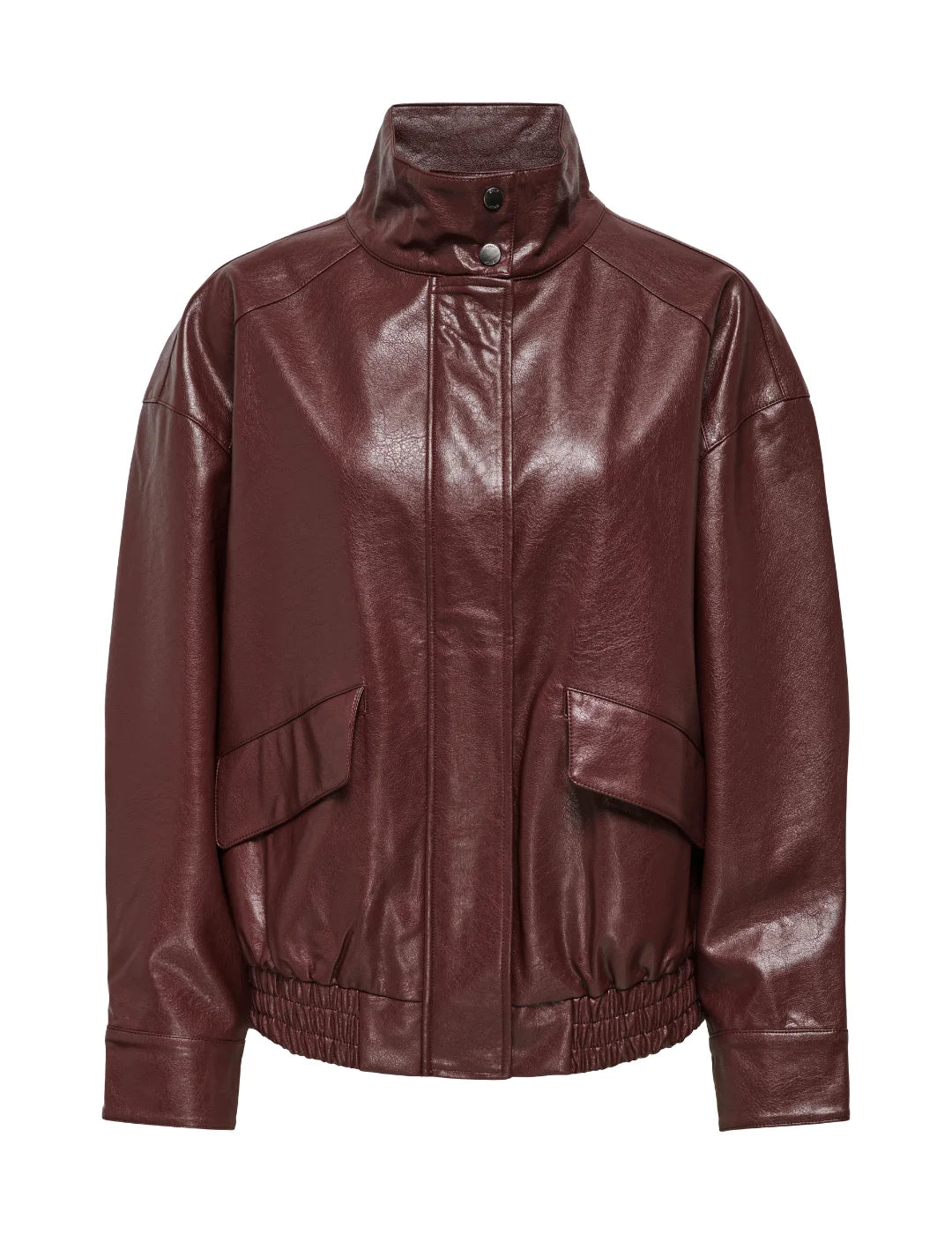 Bomber Polipiel ONLY Julia Granate | Bicos de Fío
