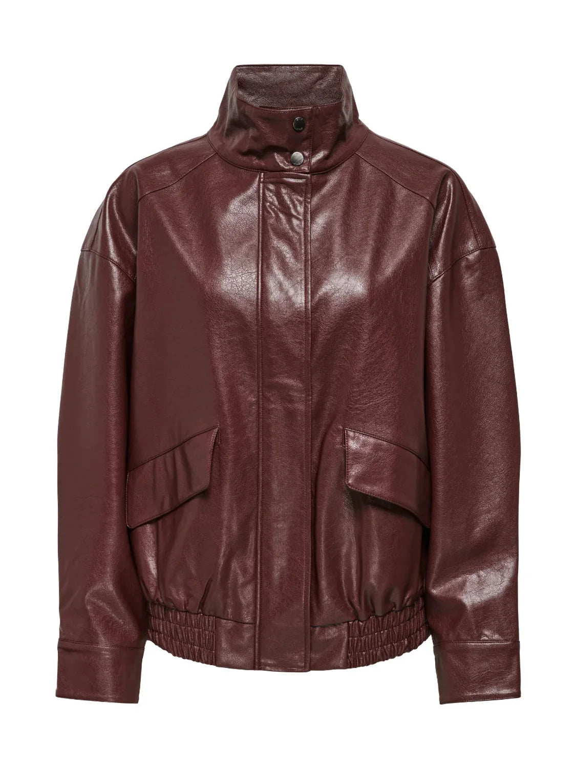 Bomber Polipiel ONLY Julia Granate | Bicos de Fío