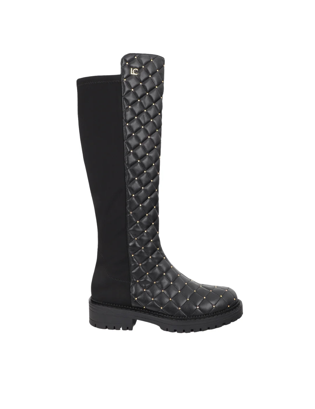 Bota Lola Casademunt Mini Tachas Negro | Bicos de Fío