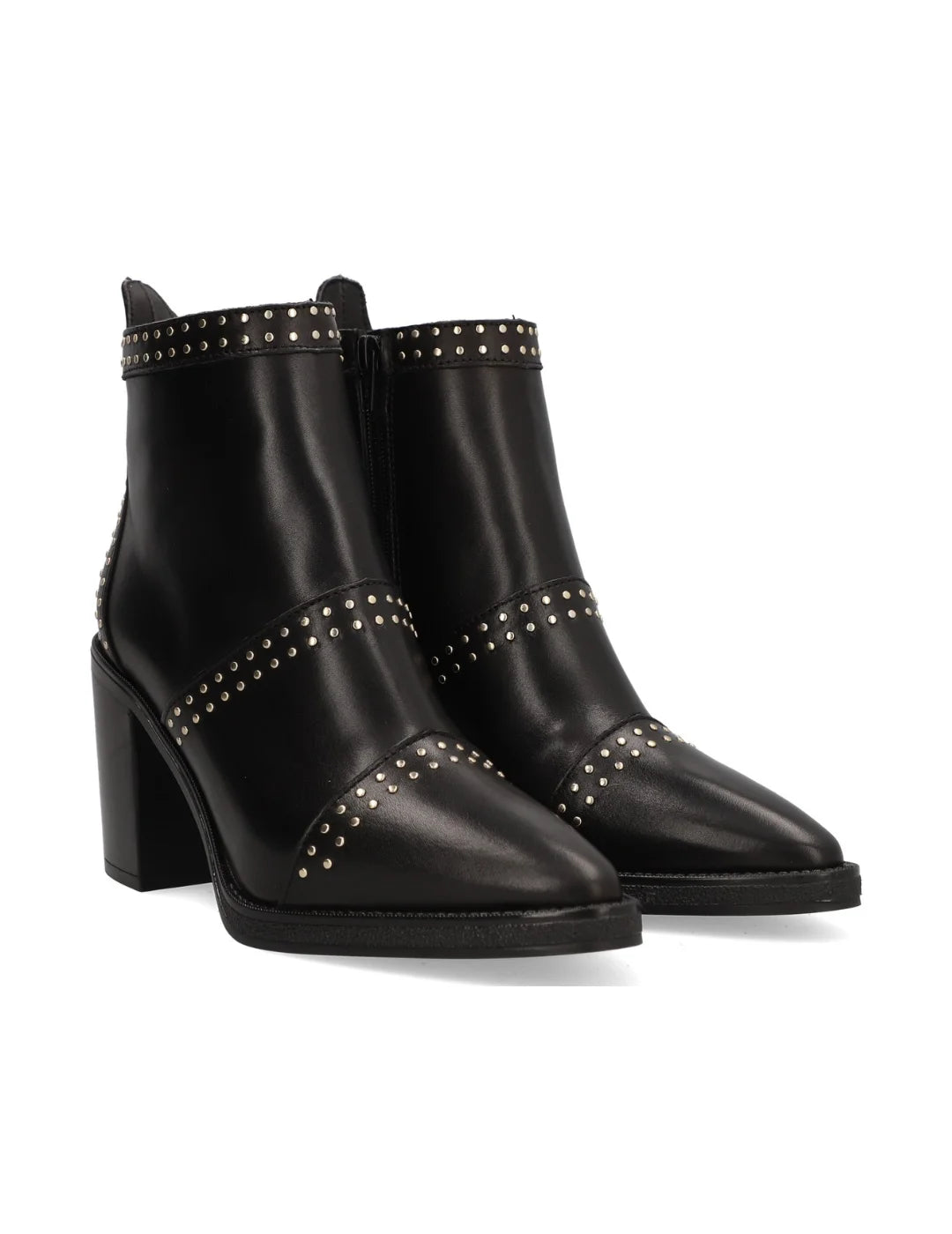 Botines ALPE Camden Piel Negro | Bicos de Fío